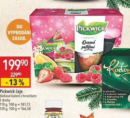 Pickwick čaje dárkové balení s hrnečkem