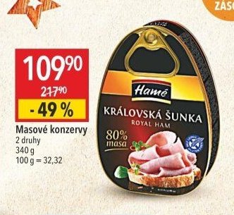 Hamé Královská šunka
