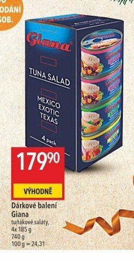 Giana dárkové balení tuňákové saláty