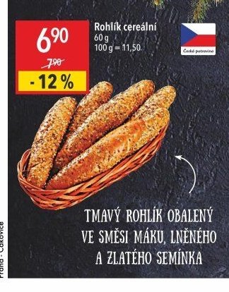 Rohlík cereální