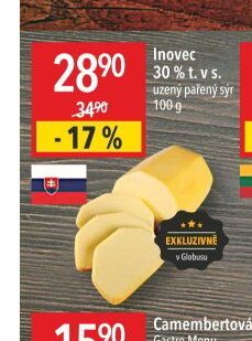 Inovec 30 % t. v s. uzený pařený sýr