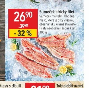 Sumeček africký filet