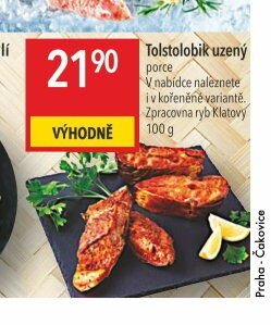 Tolstolobik uzený porce