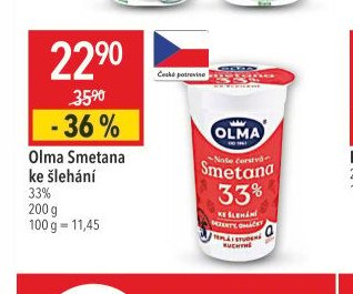 Olma Smetana ke šlehání