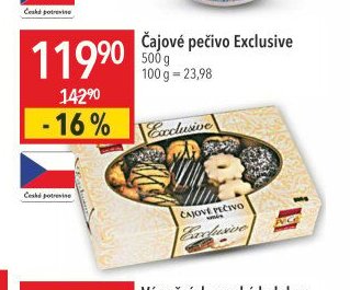 Čajové pečivo Exclusive