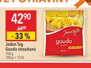 Jeden Tag Gouda strouhaná