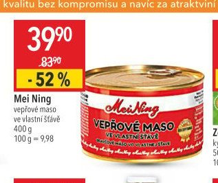 Mei Ning vepřové maso
