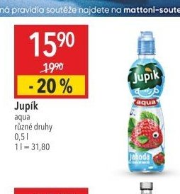 Jupík aqua různé druhy 0,5 l