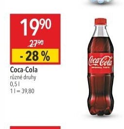 Coca-Cola různé druhy 0,5 l