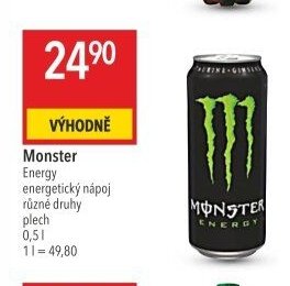 Monster Energy energetický nápoj různé druhy plech 0,5 l