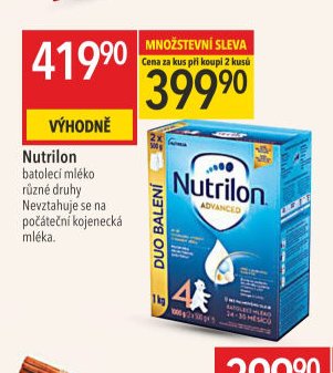 Nutrilon batolecí mléko