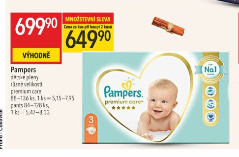 Pampers dětské pleny