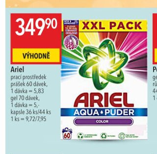 Ariel prací prostředek