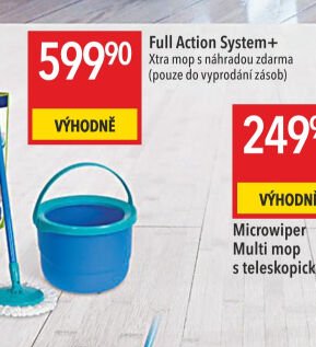 Full Action System+ Xtra mop s náhradou zdarma