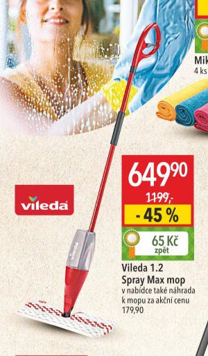 Vileda 1.2 Spray Max mop