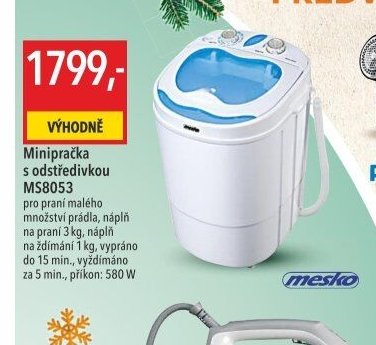 Minipračka s odstředivkou MS8053