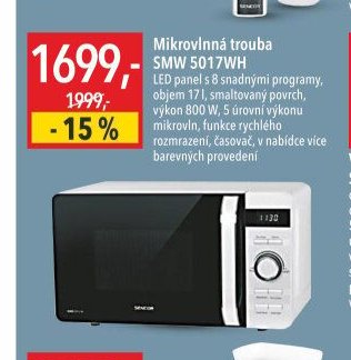 Mikrovlnná trouba SMW 5017WH