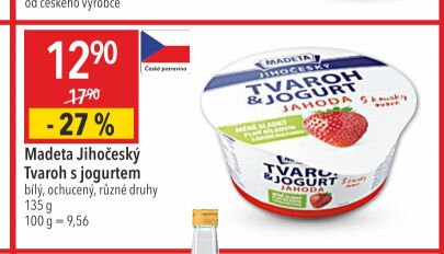 Madeta Jihočeský Tvaroh s jogurtem