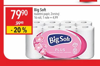 Big Soft toaletní papír