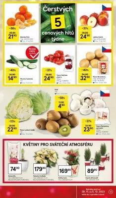 akční leták Tesco 29.11.2023-5.12.2023