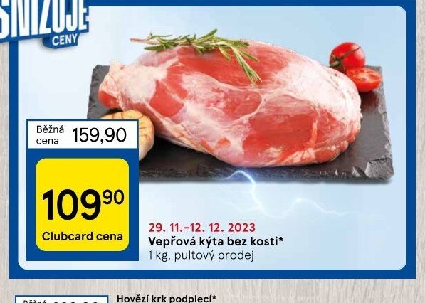 Vepřová kýta bez kosti