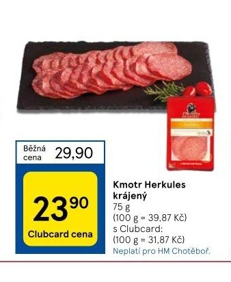 Kmotr Herkules krájený