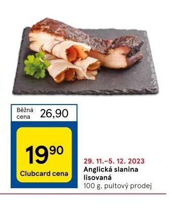 Anglická slanina lisovaná