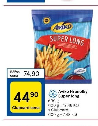 Aviko Hranolky Super long