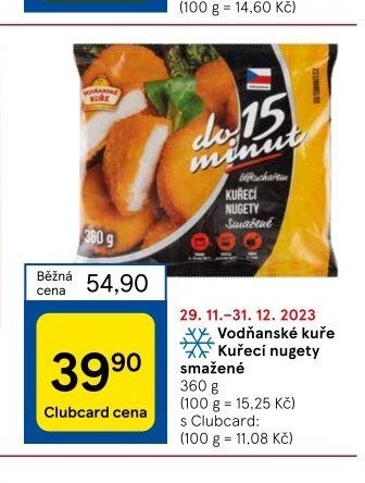 Vodňanské kuře Kuřecí nugety smažené