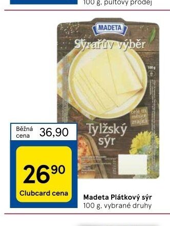 Madeta Plátkový sýr