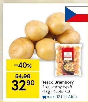 Brambory Tesco