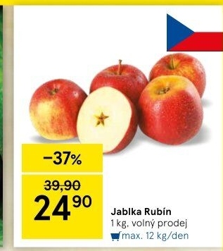 Jablka Rubín