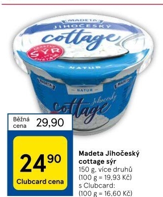 Sýr Cottage Jihočeský Madeta