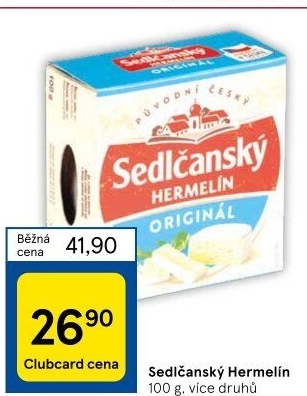 Sýr Hermelín Sedlčanský