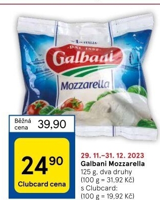 Sýr Mozzarella Galbani