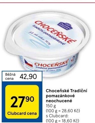 Tradiční pomazánkové Choceňské