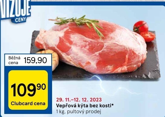 Vepřová kýta bez kosti