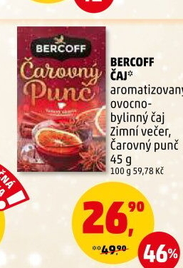 Čaj Čarovný punč Bercoff Klember