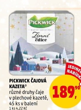 Čaj Zimní edice Pickwick - plechová dóza