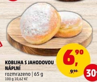 Kobliha s ovocnou náplní