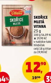 Koření Skořice mletá Vitana