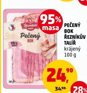 Pečený bok Řezníkův talíř