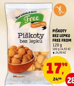 Piškoty bez lepku Gluten Free