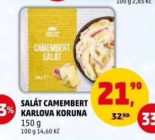 Salát camembert Karlova Koruna