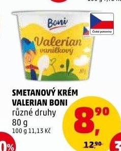 Smetanový krém Valerian Boni