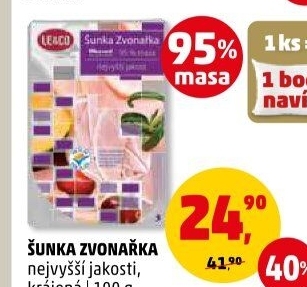 Šunka Zvonařka nejvyšší jakosti LE&