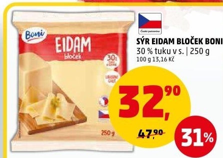 Sýr Eidam 30% Boni