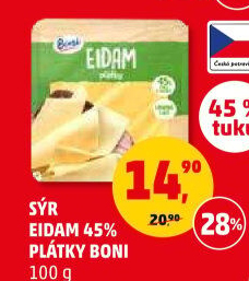 Sýr Eidam 45% Boni