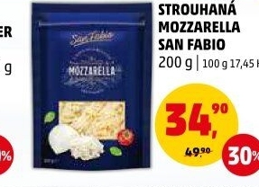 Sýr Mozzarella strouhaná San Fabio