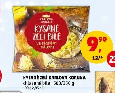 Zelí bílé kysané Karlova Koruna